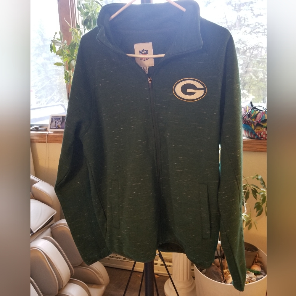 NFL Green Bay Packers men's full hoodie jacket nwt size Large
